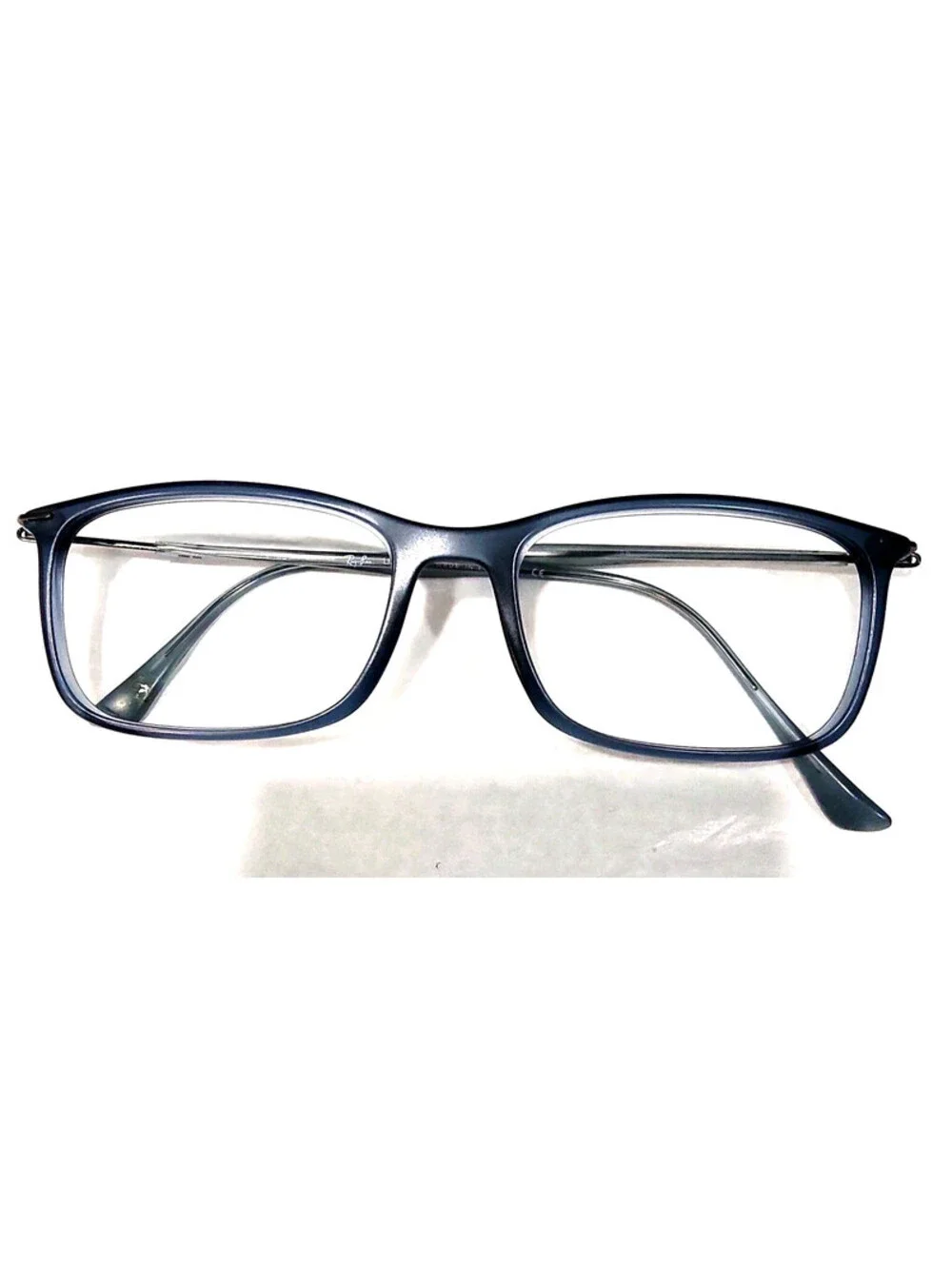 Ray Ban RB7031 5400 Blue Rectangle Eyeglasses 55-17 145
